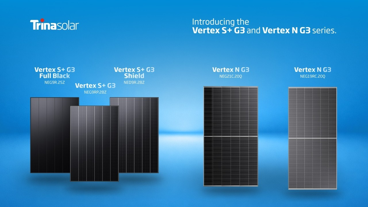 Trinasolar svela le serie Vertex S+ G3 e Vertex N G3 al KEY Energy Expo